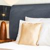Stretchy Headboard Cover Polyester Fabric Elastic Edge Solid Color Bed Headboard Protector for Double Bed Home Hotel Use