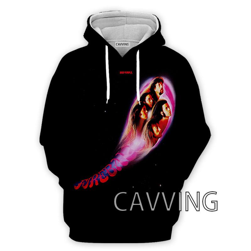 CAVVING 3D Printed Deep Purple Band Hoodies Hooded Sweatshirts Harajuku Tops Clothing for Women/men