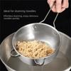 Ultra-fine Mesh Stainless Steel Strainer Ergonomic Handle Strainer Basket Rice Sieve  Drying