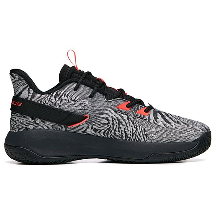 Anta Jump 2.0 Slip Resistant Durable Low Top Basketball Shoes Men sneakers White Black 112231606-5