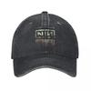 Klassische Nine Inch Nails NIN Logo Baseballkappe für Herren Damen Used Denim Gewaschen Snapback Kappe Outdoor Laufen Golf Kappen Mütze