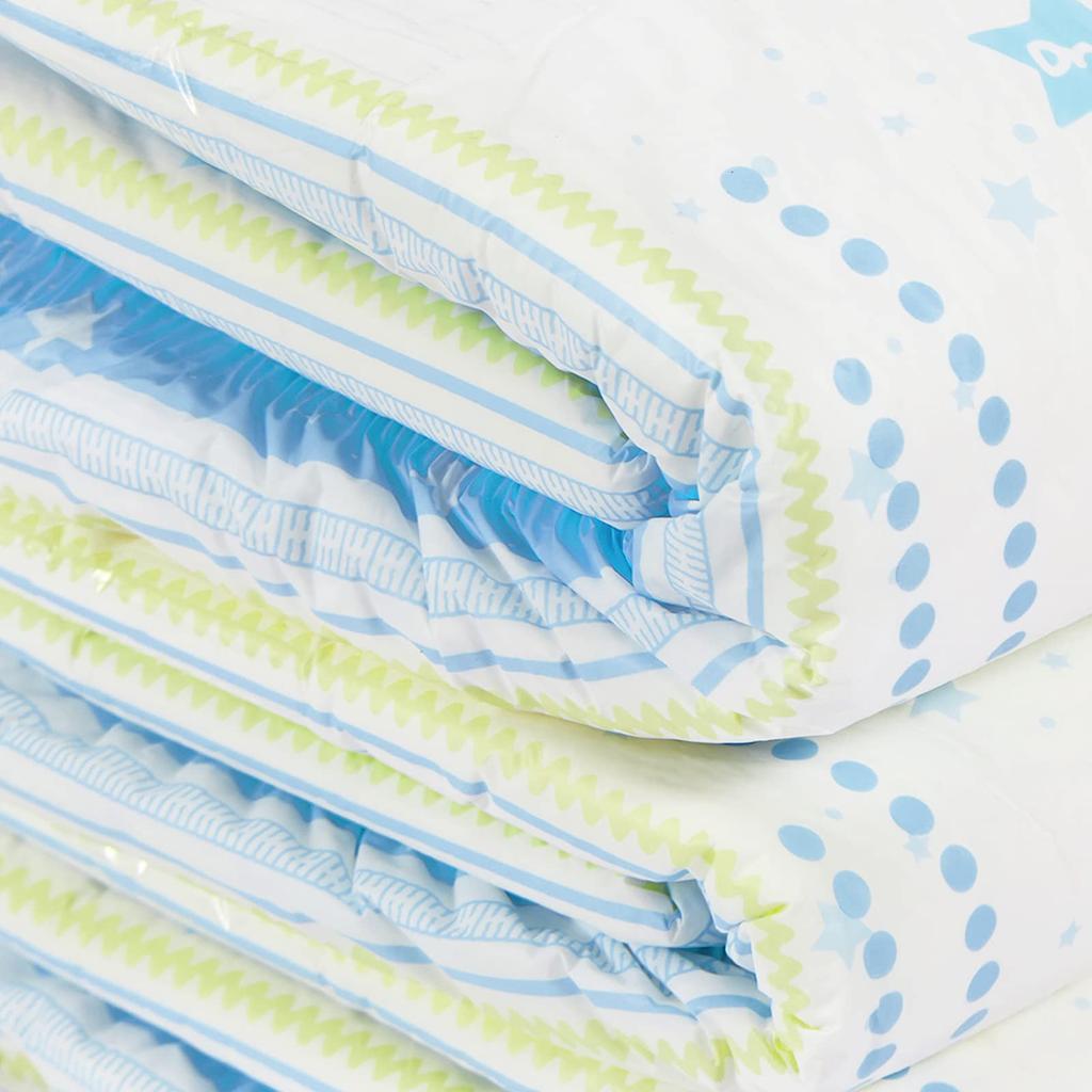 LittleForBig Adult Assorted Designs 2 Diapers per Pack Diapers, 10-Pack, (3 Designs), "Baby Spaceman" Thick, Absorbent, Tape-Style, [XL Size]