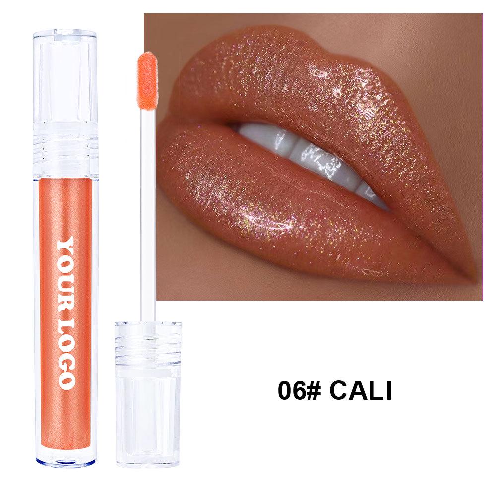 Border-Free Clear Mirror Lip Gloss/Lip Jelly - Non-Stick, Long-Lasting, Plumping Gloss.