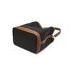 Daks Brown Barnet Dd Pattern Leather Medium Bucket Bag
