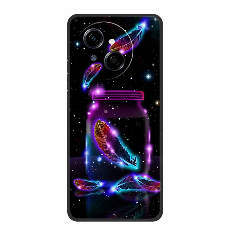 For Tecno Spark Go 1 S Case Coque Black Silicone Soft Phone Case For Tecno Spark 40C Go 1S Pop 9 4G Back Cover Case 40 C Funda