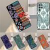 Bohemian Stil Handyhülle für Samsung Galaxy note 10 pro S26 Ultra S23 S24 FE S25 S21 S22 PLUS stoßfest Hülle