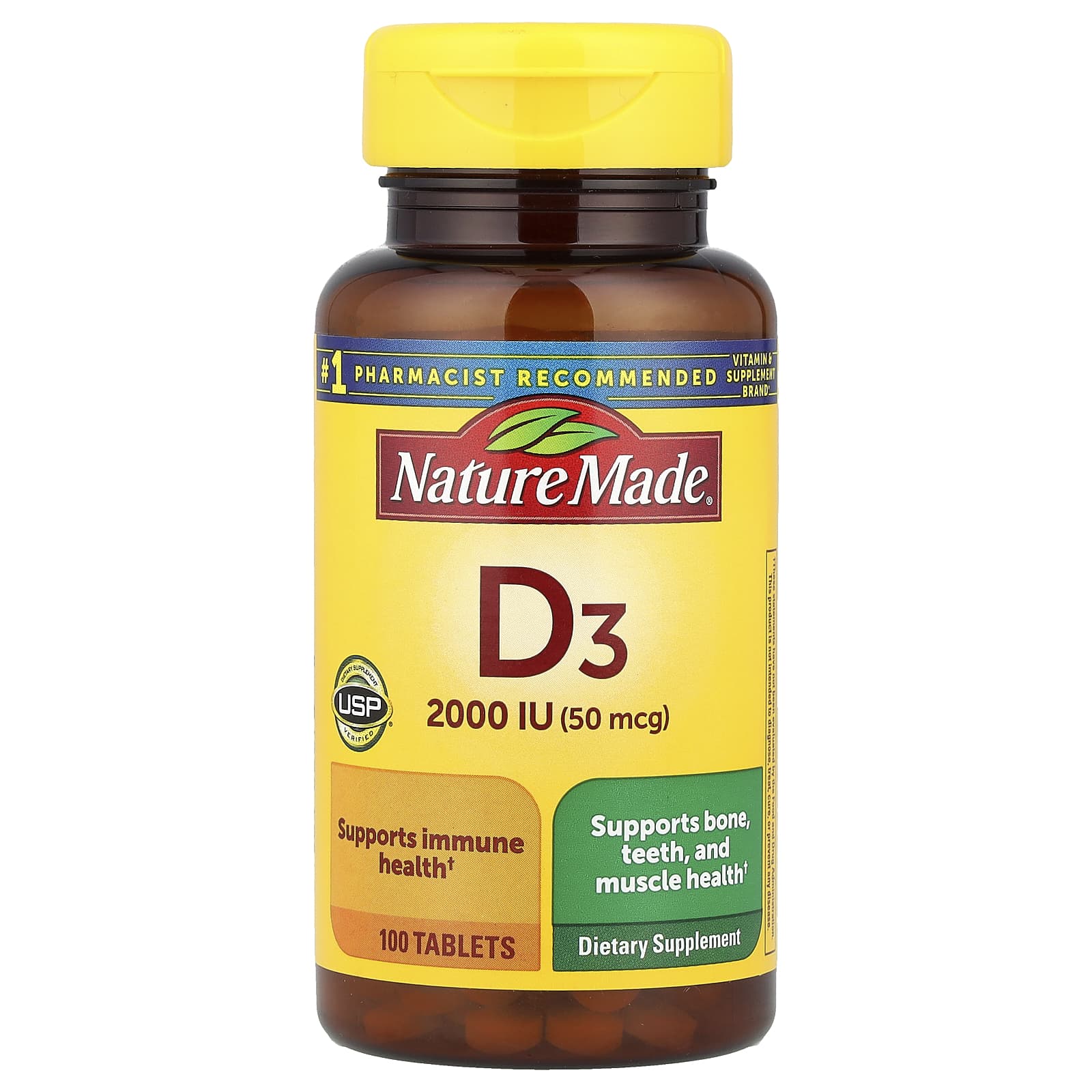 

Vitamin D3, 100 tablets