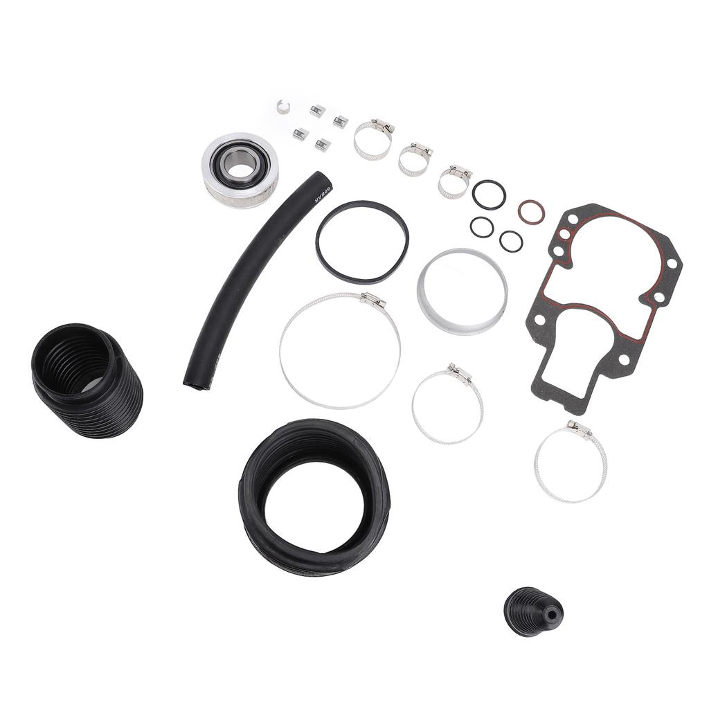 Transom Bellows Repair Kit Exhaust Shift Cable Bellow Gimbal Bearing 3/4in Water Intake Hose 30 8030
