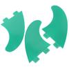 3pcs FCS G5 Surfboard Tail Fin Left Middle Right Surfing Accessories for Longboard ShortboardGreen G5