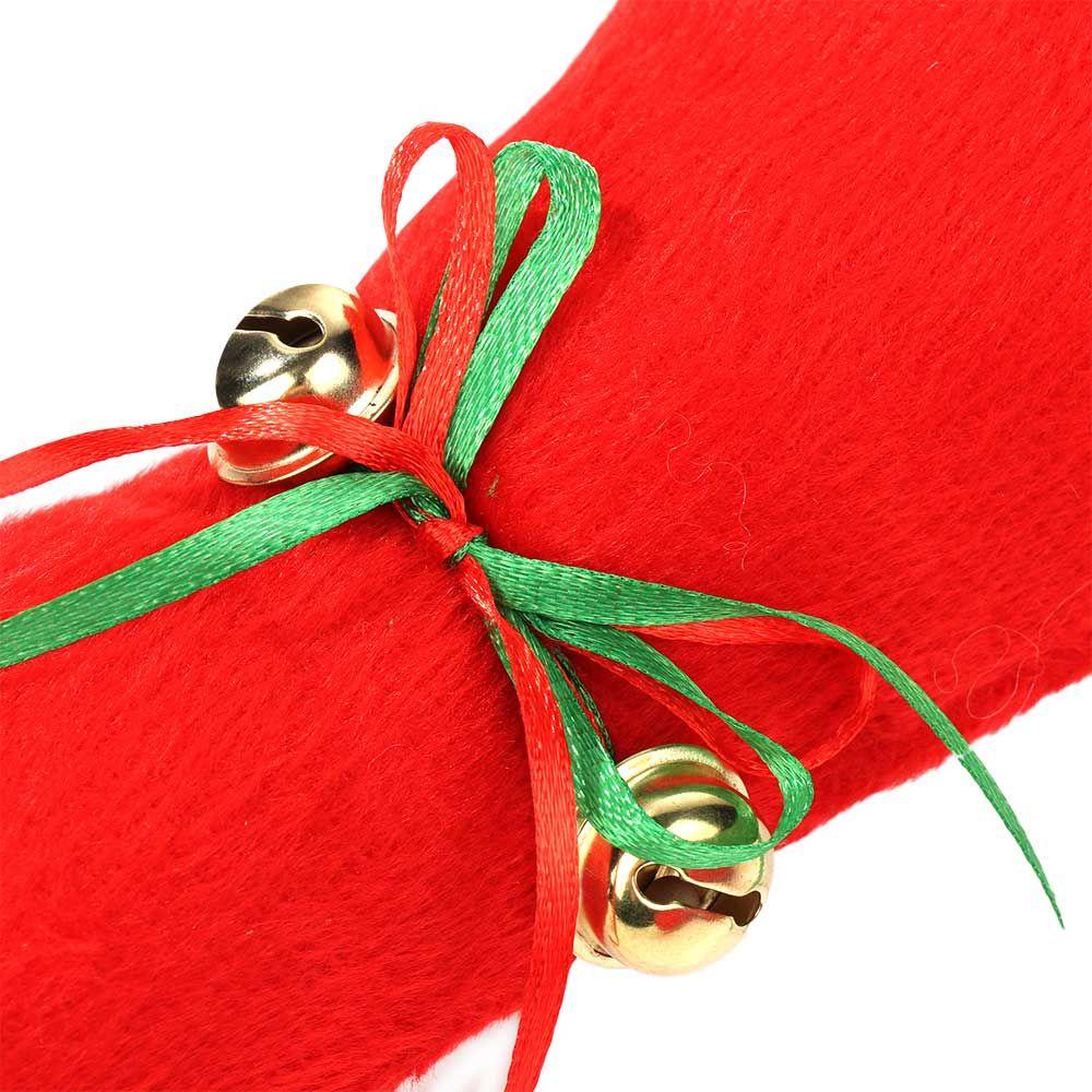 Christmas Car Decoration Antlers Red Nose Set Reindeer Decoration Vehicle Red Nose Elk Horn Decor Set Christmas Ornaments