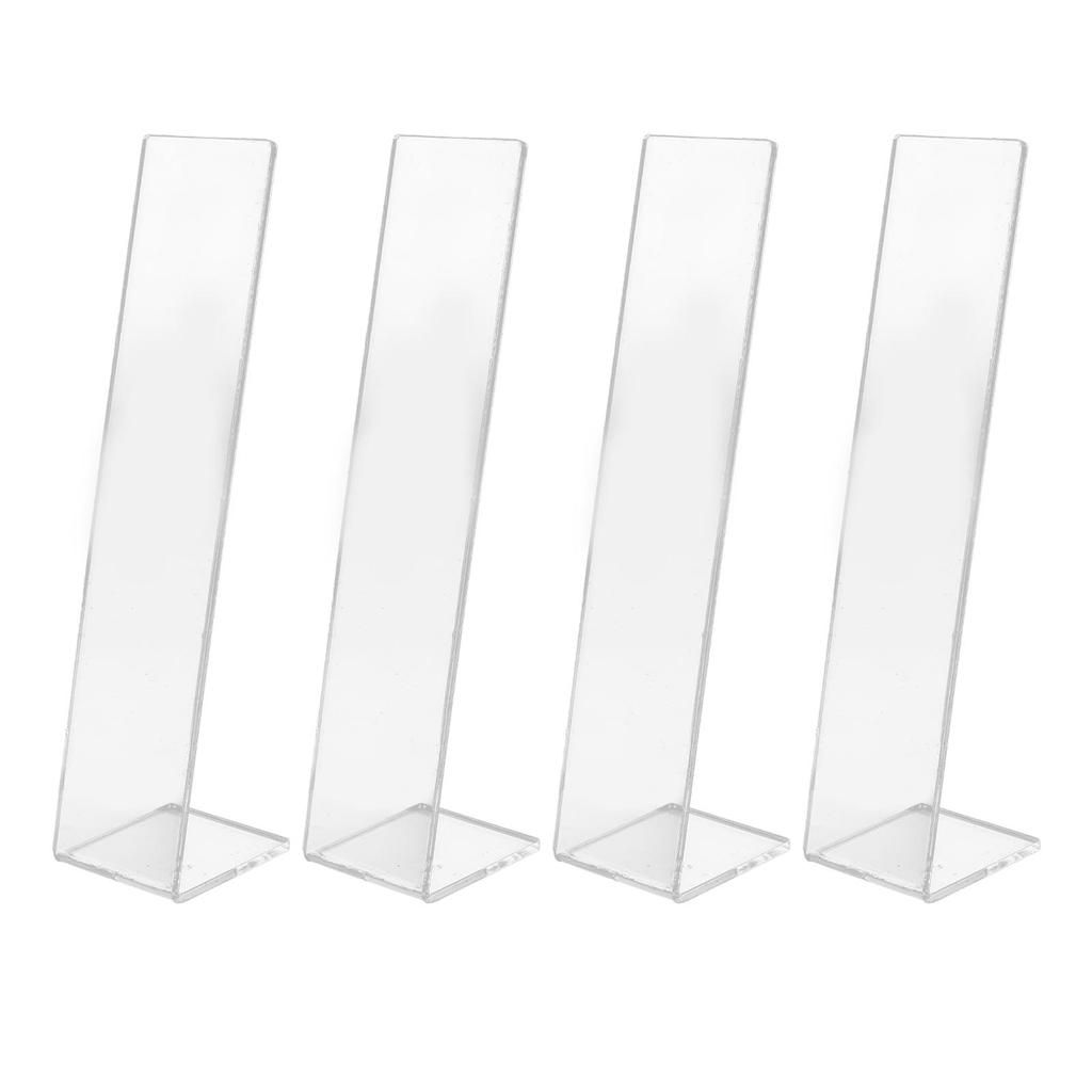 4 Pcs Acrylic Hair Band Display Stand Hair Clasp Hair Clasp Jewelry Display Holder for Shop Transparent