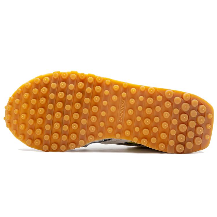 Li Ning Dämpfung Rutschfest Abriebfest Leicht Niedrig geschnitten Laufschuhe Damen Dunkelgelb AGCP382-3