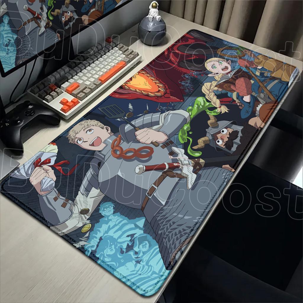 HD Printing Office Desktop Carpet New Wallpaper Delicious In Dungeon Mousepad Large Washable Notebook Anime Keyboard Mat 90x40cm