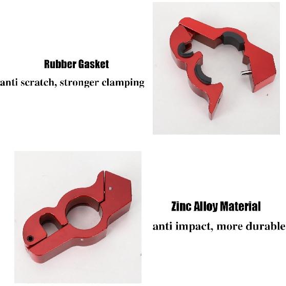 Blocare pentru ghidon de motocicletă Blocare de mâner pentru motocicletă rezistentă Accesorii de securitate antifurt pentru tubul de ghidon de 37 mm pentru mopede scutere Dirt Bike