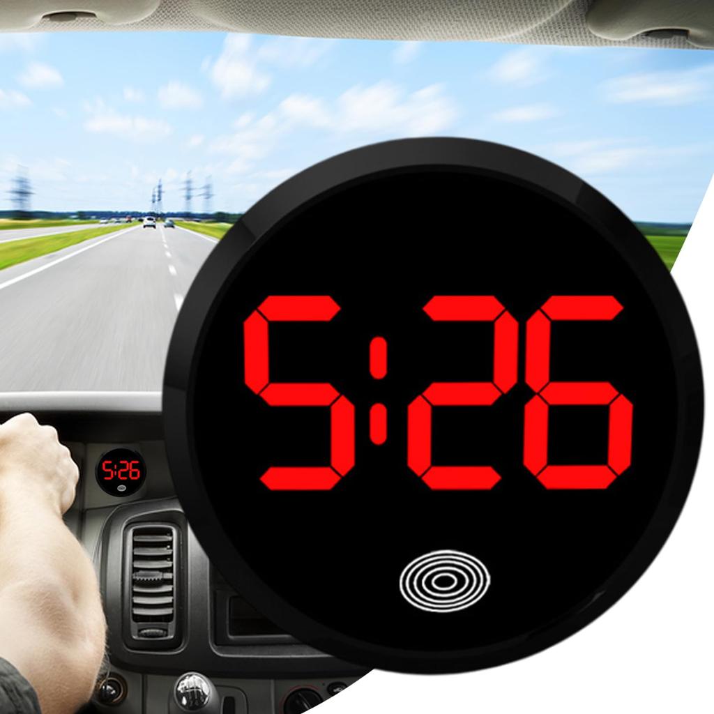 Electronic Clock for Car Dashboard, Digital Dashboard Car Clock |