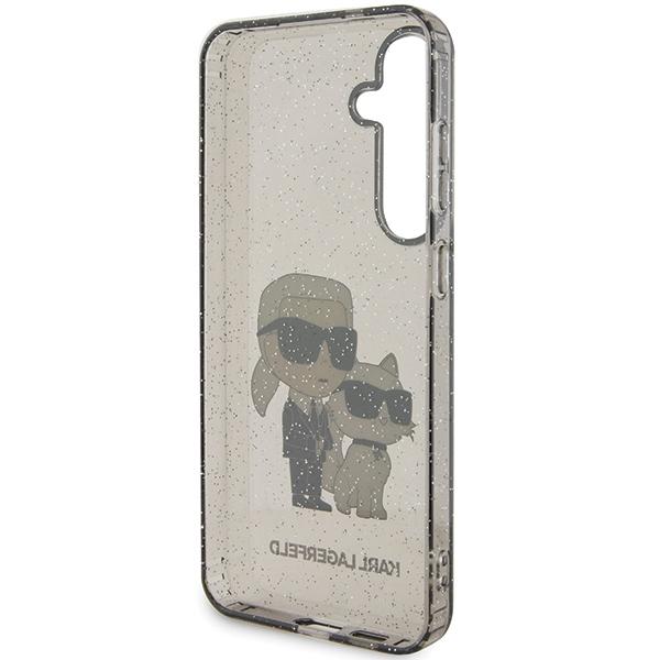 Karl Lagerfeld Klhcs24Mhnkctgk S24+ S926 Svart/Black Hardcase Glitter Karl&Choupette
