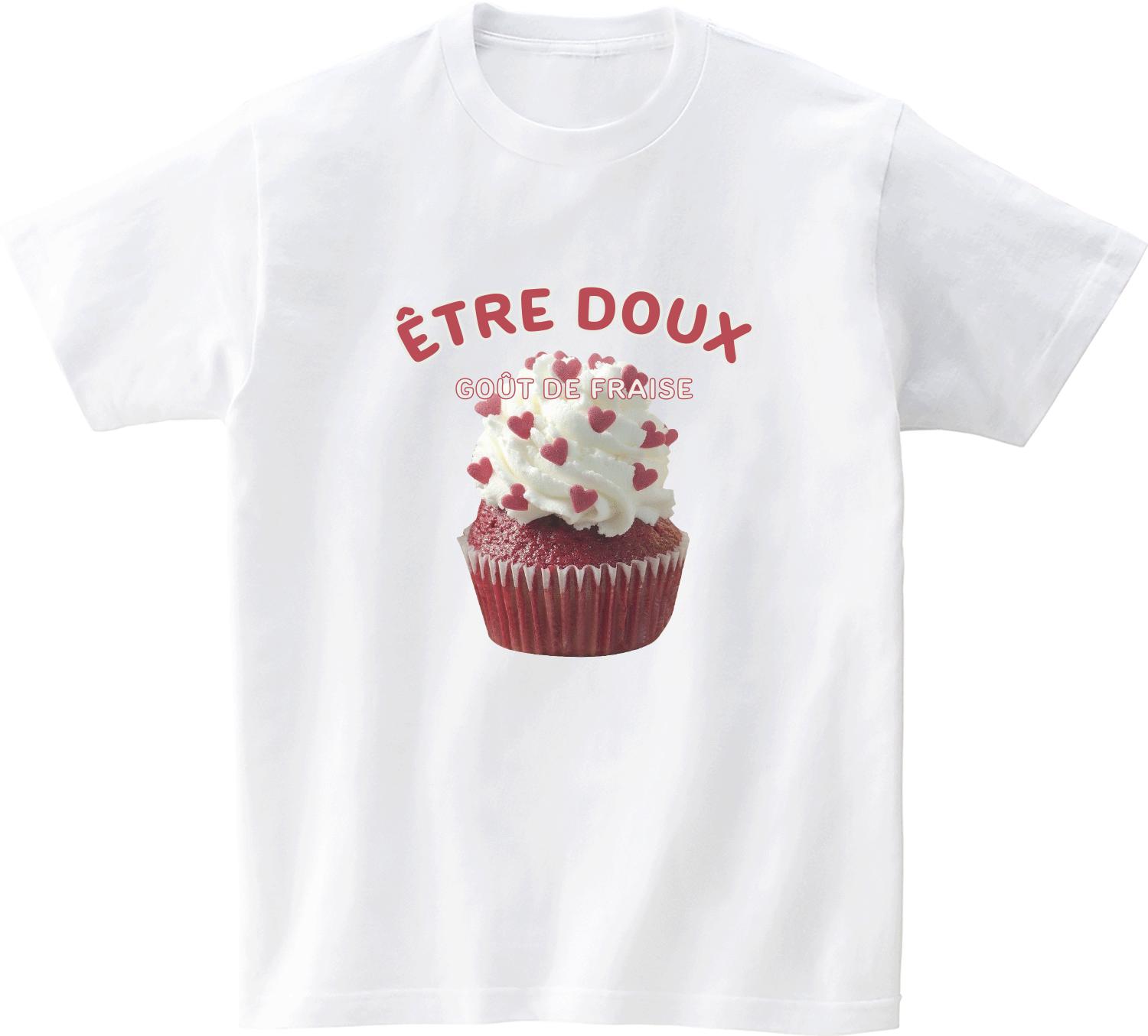 Awesome Us (23Ss) Etre Doux Logo Red Short Sleeve T-Shirt White L/Free