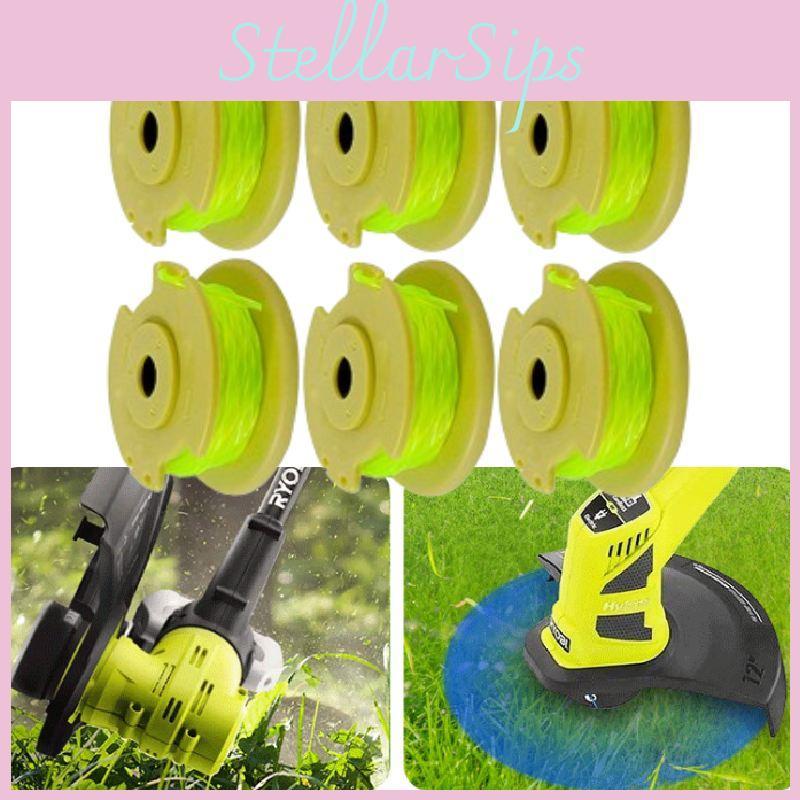 Ryobi Trimmer Spool And Cap Set Durable Replacement Ac80rl3 Ac14hca For Lawn Mowers