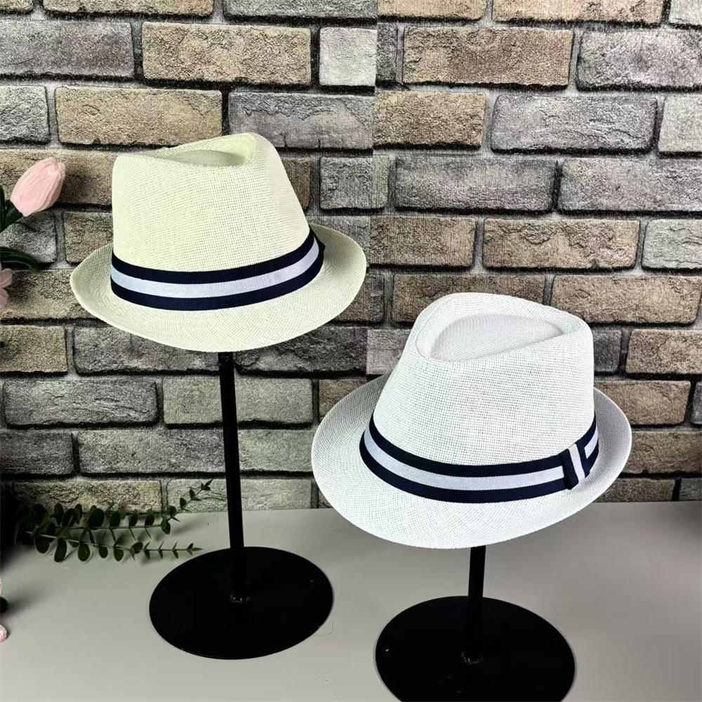 Gentleman's Beach British Top Hat Men's Hat Jazz Trend Hat Travel Hat French Straw Hat Sun Hat Summer