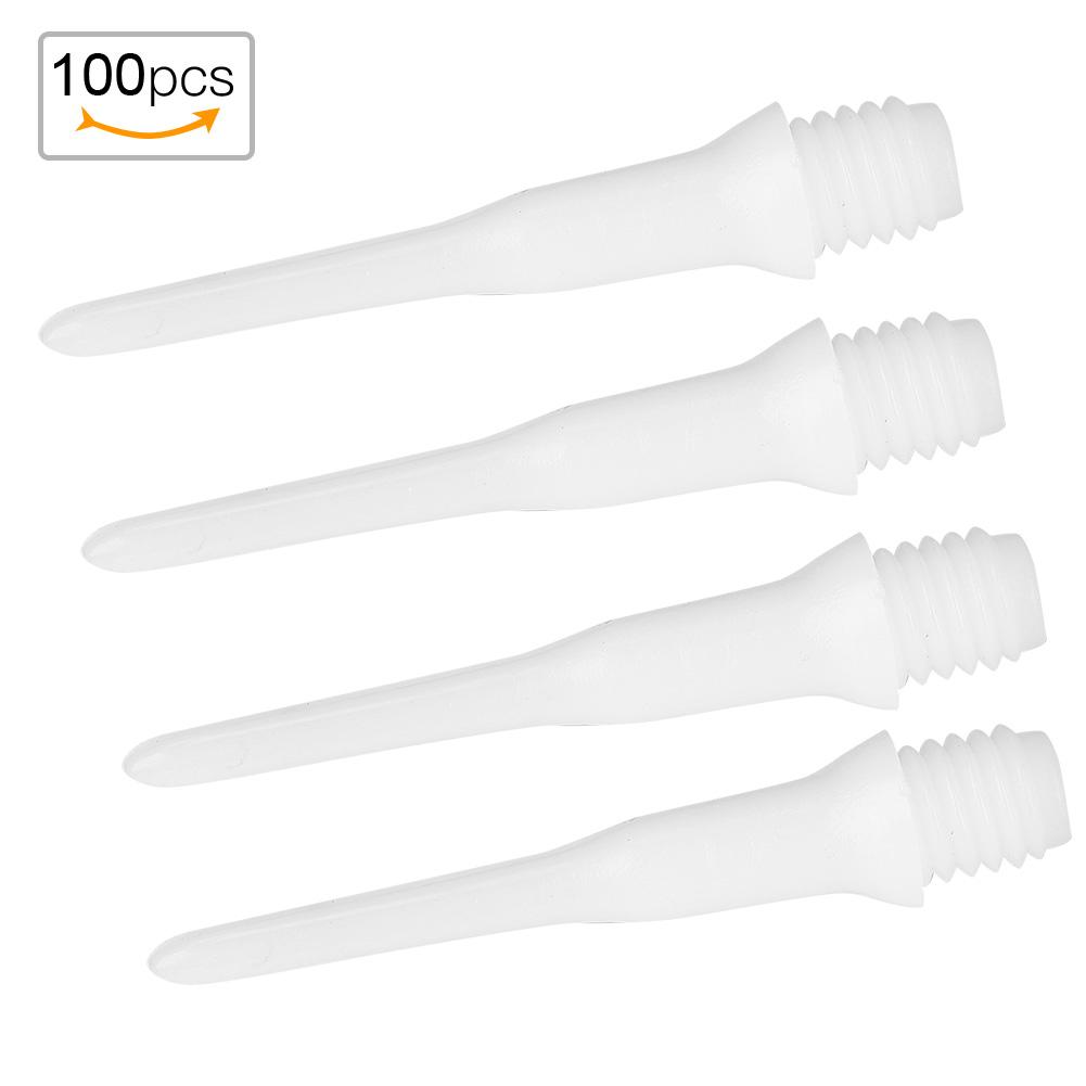 100pcs Plastic   Spots Needle Soft Tips Replacement Set Accessory for Electronic   Black