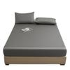 New Pure Cotton Solid Color Fitted Sheet Protector Mattress Cover Sheet Dustproof Bed Cover