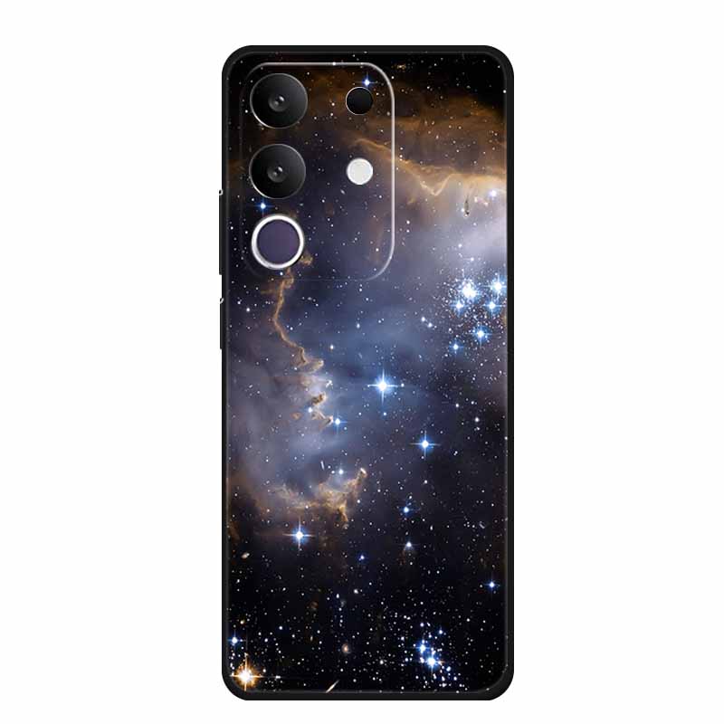 Phone Case For Vivo T4x 5G Y300T 2025 Case 6.72" Black Silicone TPU Soft Back Cover For Vivo Y29 4G Cases Y 29 Coque Funda Para