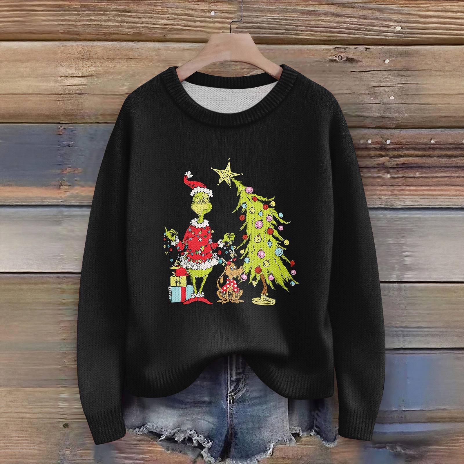 

Женский модный повседневный пуловер с длинным рукавом и вырезом горловины L