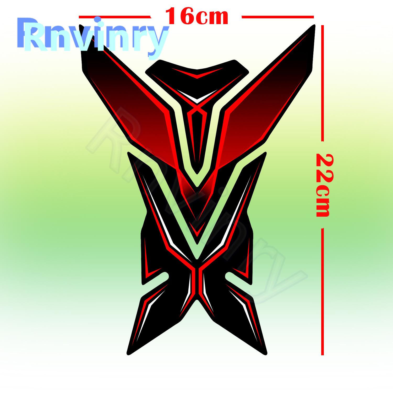 

3D Motorcycle Body Fuel Tank Pad Protector Stickers For Z650 Z300 Z250 Z125 Z1000 Z400 Z900 Z800 Z750 ER6N R1 R6 XJR YZF красный