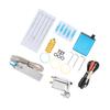 Tattoo Kit Liner Tattoo Motor Gun Kits Tattoo Machine Accessories for Beginners 90‑265V SilverEU