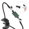 NEWACALOX Table Clamp Soldering Helping Hand Welding PCB Holder Third Hand Tool Soldering Station for SMD Welding Repair Tool