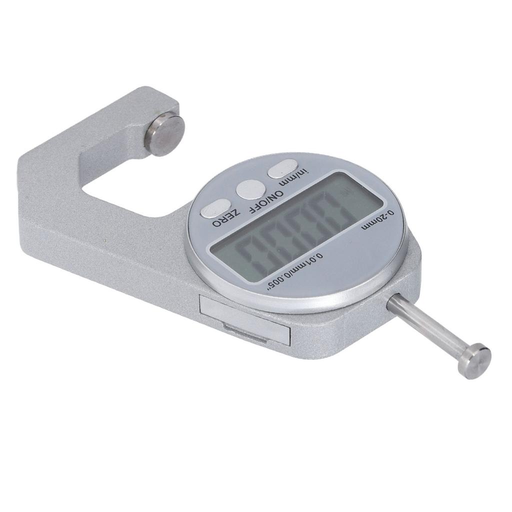Digital Thickness Gauge Electronic Caliper Thickness Meter 0‑20mm Range with LCD Digital Display