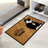 VIKAMA Cute Cat Entrance Door Carpet, Comfortable To Walk On, Bathroom Carpet, Machine Washable, Home Decoration
