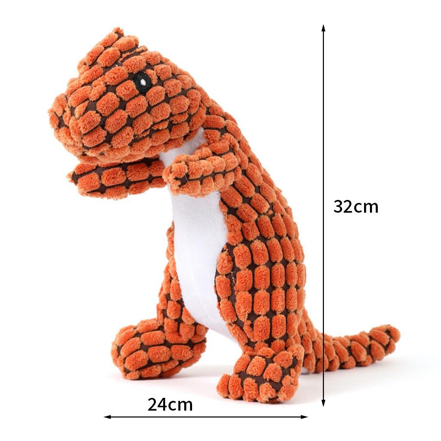 Pet Plush Dog Toy Small Dog Dog Dinosaur Sound Teddy Large Dog Puppy Large Dog Bite Resistant
