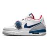 Air Jordan Legacy 312 Low GS Blanc Bleu Français Chaussures pour Enfants Gris Loup Rouge Université CD9054-104
