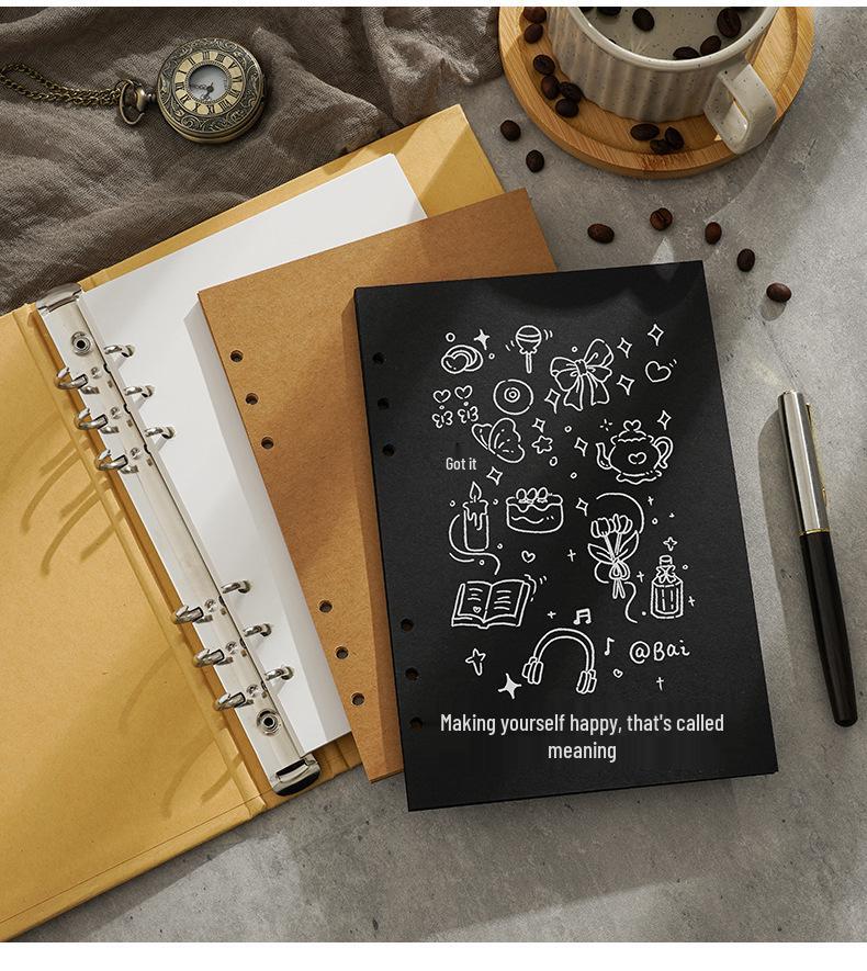 A4 Kraft Paper Cover DIY Photo Album & B5 Classmate Growth Journal