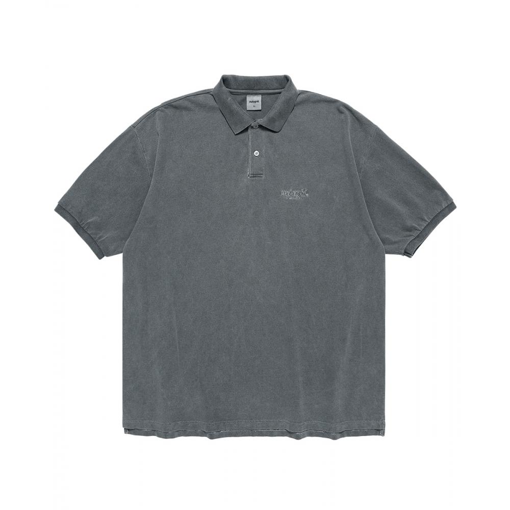 

MAHAGRID THIRD LOGO PK PIGMENT POLO CHARCOALMG2CMMT537A