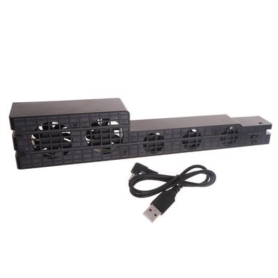 Super-Turbo-Kühler mit Temperaturregelung, externer USB-Kühler für PS4 Pro-Spielekonsole, vertikaler Ständer, Spiele-Lüfter