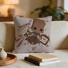 Game LLittle NNightmares Cushion Cover Short Plush Pillowcase for Bed Sofa Carwashable