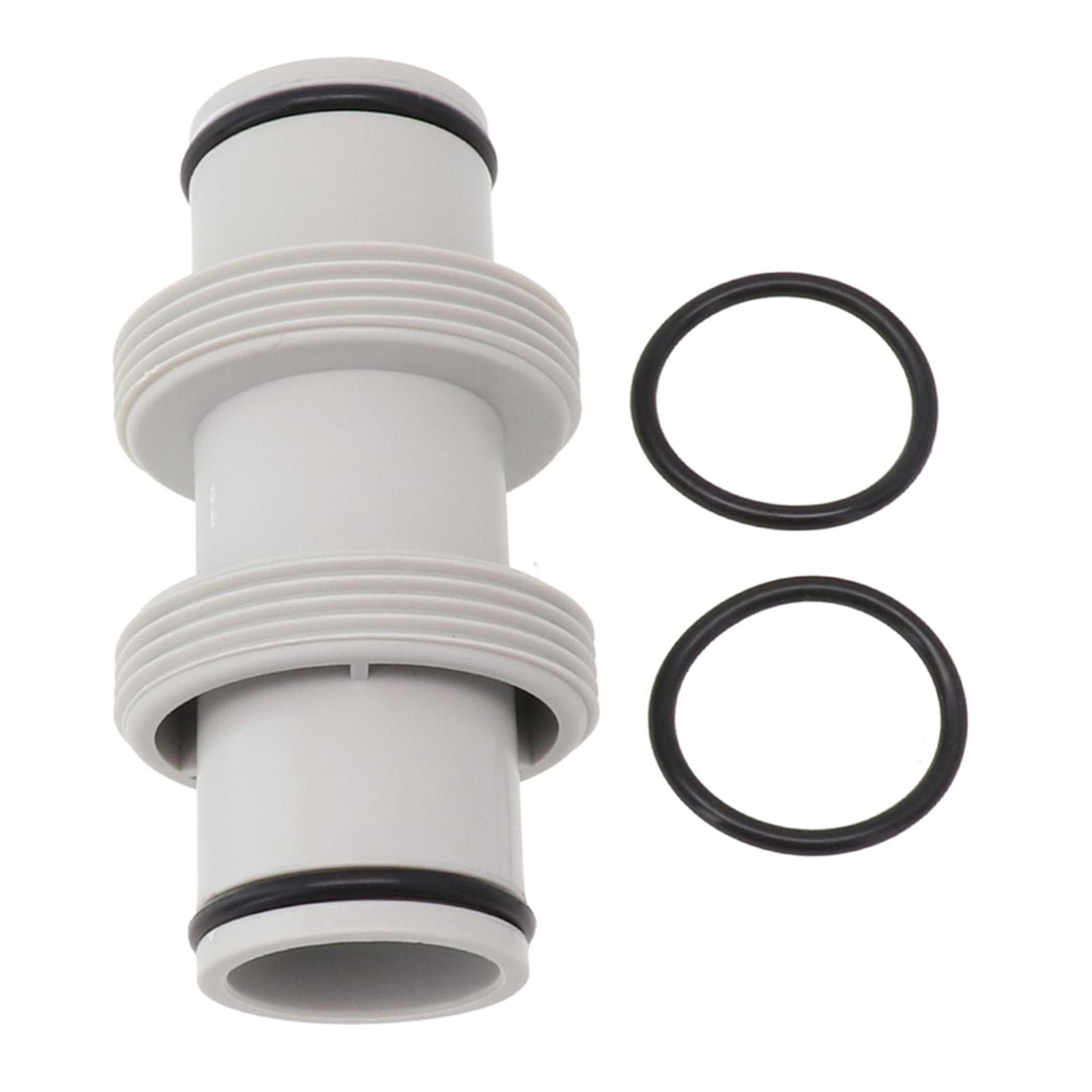 

Hose Plunger Valve Straight Connector Rubber O Rings UV Resistant Replacement Hose Adapter For Intex Above Ground Pool Parts
