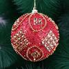 8CM Christmas Rhinestone Glitter Balls Foam Christmas Ball Christmas Tree Ornament  Home