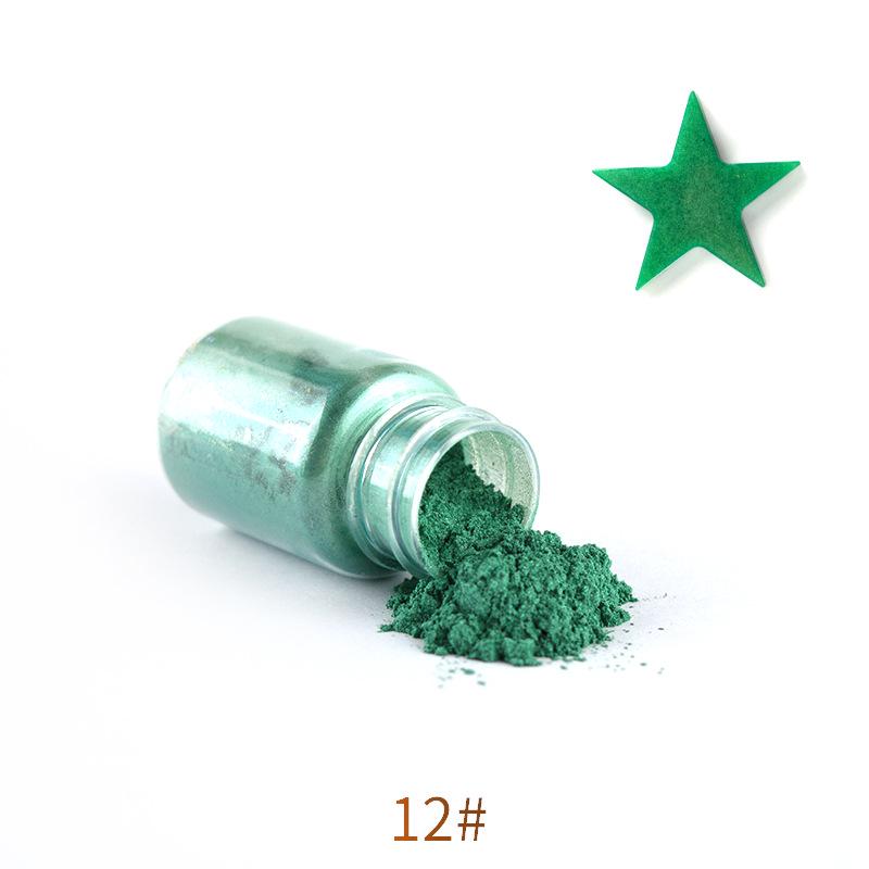 Mermaid Ji Iridescent Mica Powder: DIY Crystal Clay, Pearlescent Epoxy Resin, Glitter Pigment.