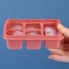 Ice Block Tray With Lid 6 Cavity Silicone Drink Iceblock Mold Household Quick Freezer Ice Cubes Mold Home Kitchen Tools