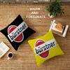 Burstner Kissenbezug Auto Wurfkissenhülle Für Sofa Auto Weihnachtsgeschenk 40x40cm 45x45cm