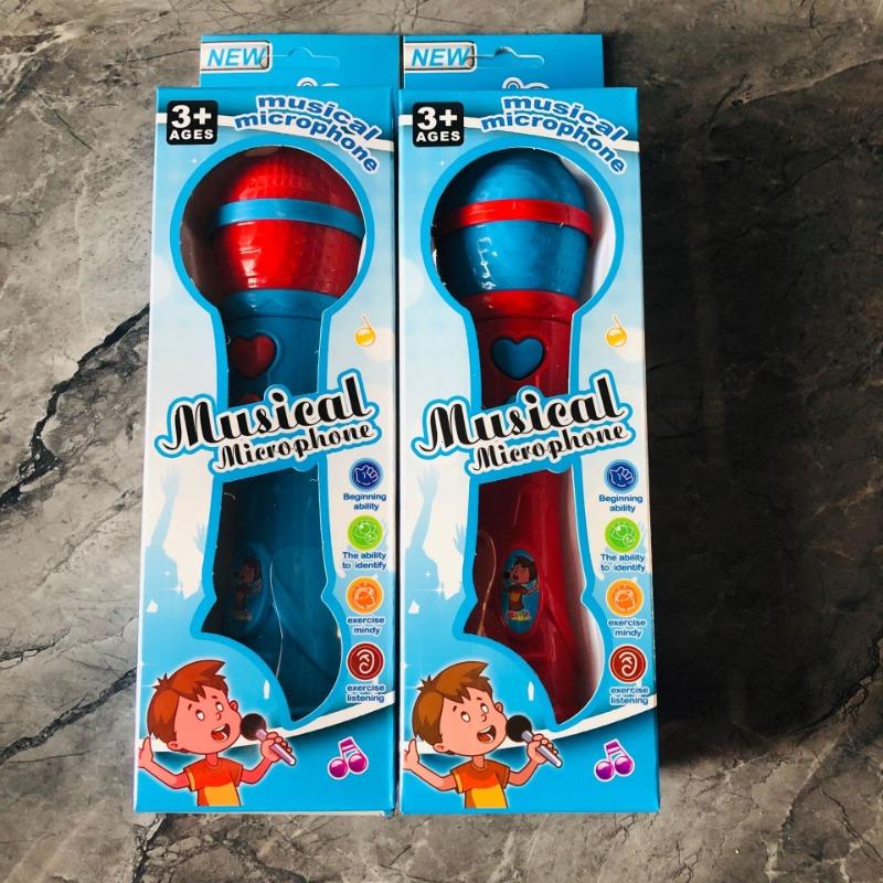 Children Plastic Simulation Microphone Toys Sound Amplifier Toy Gift Early Enlightenment Education Karaoke Musical Toy for Kids