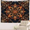 Black and White England Landmark Picnic Mat Hippie Trippy Tapestry Wall Art Meditation Decor for Bedroom Living Room Dorm, Red