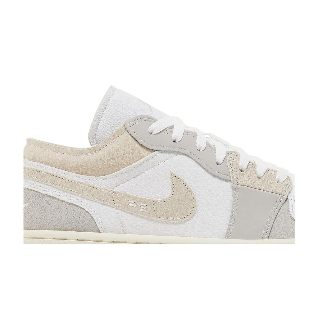 Air Jordan 1 Low SE Craft 'Inside Out - Tech Grey' (Unisex) Tech Grey / Light Orewood Brown / White / Sail Vintage Basketball Shoes DN1635 002