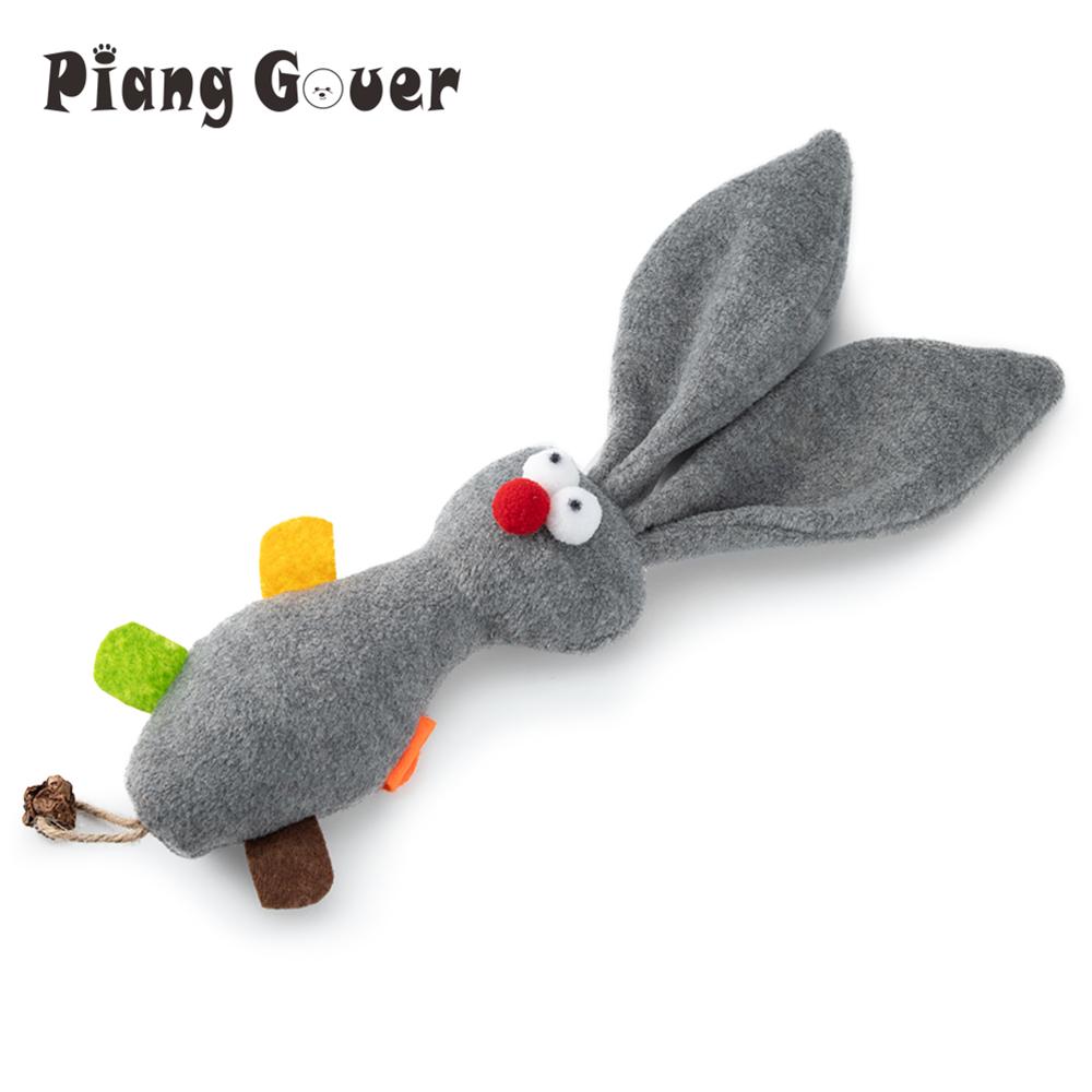 Grey Rabbit Cat Mint Cat Toy Simulation Interactive Plush Pet Toy