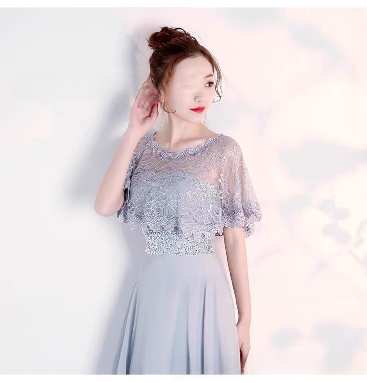 Damen Spitzenschal Sommer Überwurf Für Brautjungfernkleid Mit Blumenmuster