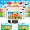 Mini Projector LED HD 1080P Portable Home Movie Theater Projector Eye Protection