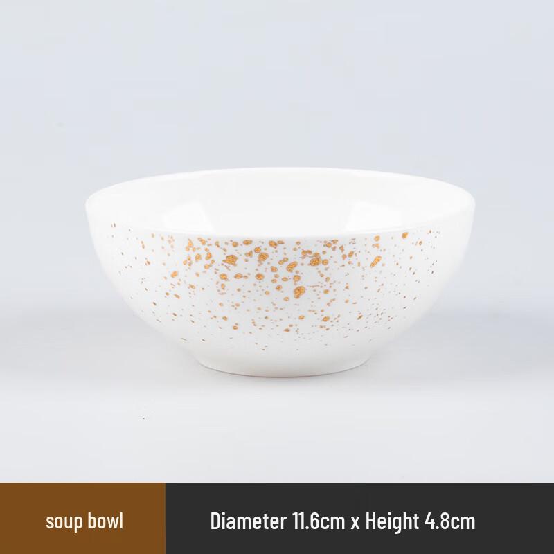 Golden Sand Coast New Chinese Style Ceramic Tableware Set